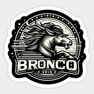 Retro Bronco Sticker